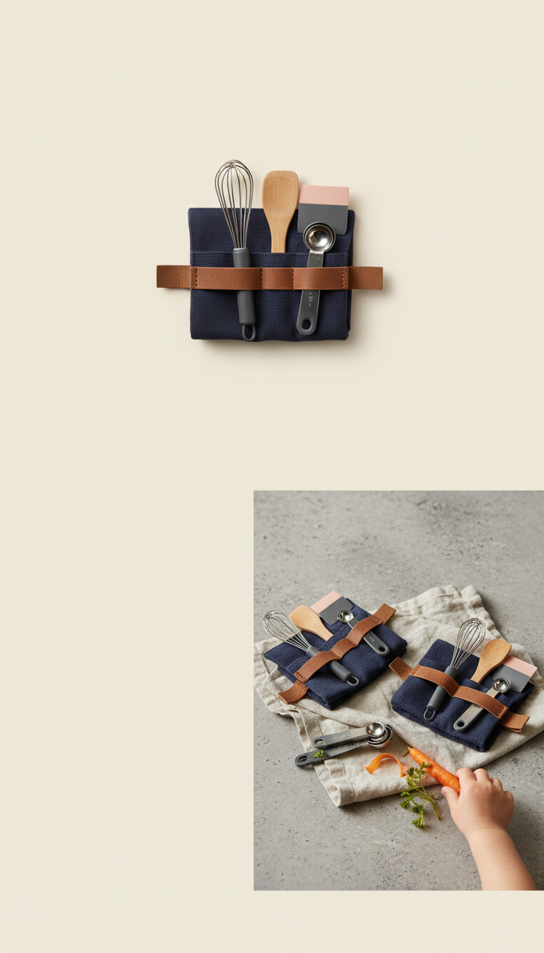 Petite Chef Tool Set in Cobalt Blue